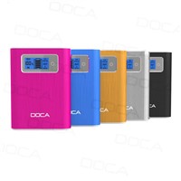 DOCA D568 Dual USB Power Bank 12000mAh External Battery
