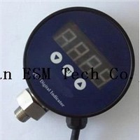 Digital pressure gauge with a two-point control