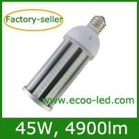 E27 E26 E40 45W LED corn bulb with SAMSUNG SMD5630 LEDs waterproof 110v 220v 4900lm LED corn light