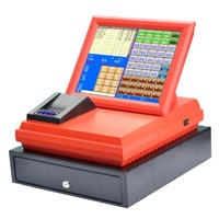 ECR/POS/all in one POS/Electronic Cash Register with touch monitor