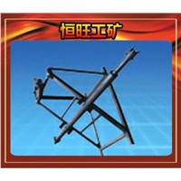 Electric drill rock drill frame