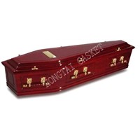European Style Wood Coffin for The Funeral(HT-0802)