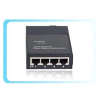 FC650A 4FE 100M fiber media converter