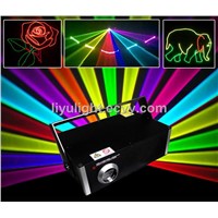 Full color animation laser 1w  RGB DJ laser light night club laser light Show system