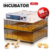 Fully Automatic 96 Chicken Eggs Incubator with CE Approval and 98% Hatching Rate