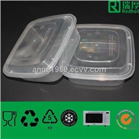 High Quality Square Plastic Food Container for Soup Packing (RHS750)