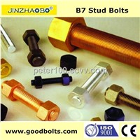 High quality ASTM A193 B7 stud bolt with 2H nuts