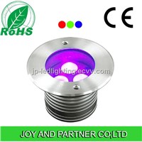 High quality Tricolor 9W  LED Underground Light , IP67,pure aluminum