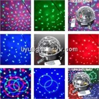 High quality led crystal magic ball disco or party magic ball light dmx 512 with MP3 player light