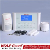 Home Automation GSM Wireless SMS Home Alarm System with Voice Prompt Intercom,LCD Screen,touchKeypad