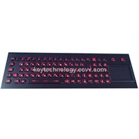 Naviation backlight metal keyboard with touchpad