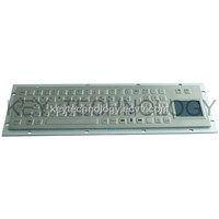 IP65 dynamic vandal proof panel kiosk  keyboard with ruggedized touchpad with numeric keypad