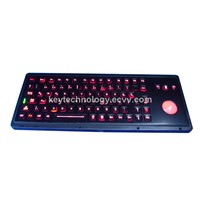 Industrial  backlight boating KeyboardsWith Trackball / FN Keys
