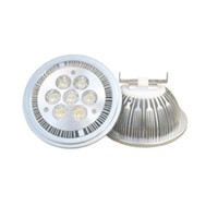 LED AR111 7W Ceilling Spotlight Bulb AC85-265V DC12V G53/E27/GU10 3000K/6000K