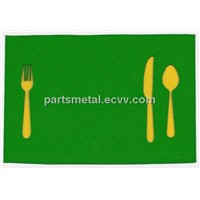 Laser Cut decorative fiber felt placemat