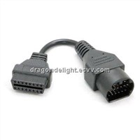 Mazda 17pin to 16Pin to OBDII OBD2 Interface Adapter Diagnostic Cable