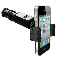 Mobile phone car mount holder chargers for iphone and samsung
