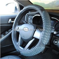 New steering wheel cover leather,steering wheel cover with leather pvc and pu material