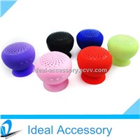 Newest Best Selling Portable Mini Sucker Mushroom Bluetooth Speaker for car kit use etc