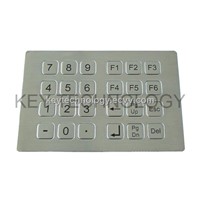 Numeric  metal Keypad Fat Key For Vending Machine