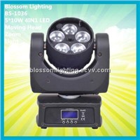 Osram 5*10W Quad LED Beam Moving Head Zoom Light (BS-1036)