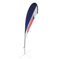 Outdoor Teardrop Feather Flag Pole
