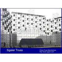 Outdoor steel lights layer truss for big ceremory