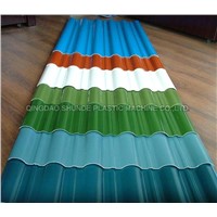 PVC corrugated sheet extrusion line