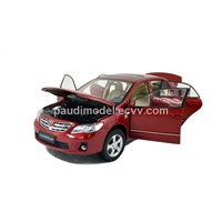 Paudi 2273W Toyota Corolla Diecast Car 1/18 Models Aluminum Die Casting Product