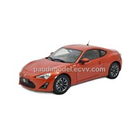 Paudi 2308OR Toyota GT86 2013 Diecast Car Models Collectable Scale Hobby