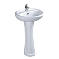 Pedestal basin with white color ,Moden design