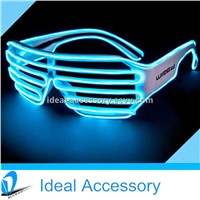 Personalized Window-shade EL equalizer Light Up Eye Glasses for Party Favors&amp;Promotional Gifts