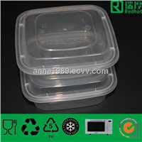 Plastic Food Container for Microwaveable Takeaway Usage