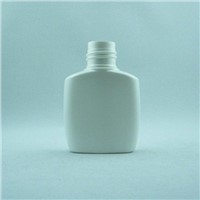 Plastic HDPE container bottle flask 50ml  for cosmetic nail polish remover