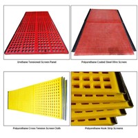 Polyurethane Coated Tensioned Steel Wire Screen