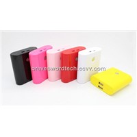 Portable external battery charger