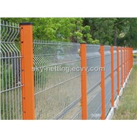 Powder-coated Welded Wire Mesh Fence Panel Peach Fence Post