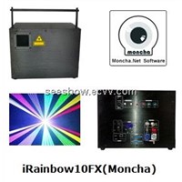 RGB 10W Moncha mainboard full color animation laser show stage DJ lighting