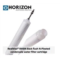 RealMax RMBN Back flush N-Pleated condensate water filter cartridge