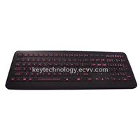 Rubber Hygienic Backlit PC Keyboards With Numric Keys