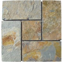 Rusty slate mosaic