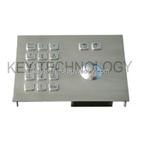 Stainless Steel  Panel Mounting Industrial 38.0mm Trackball