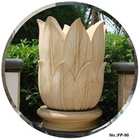 Granite Marble Vase by Hand Carved (YKFP-24)