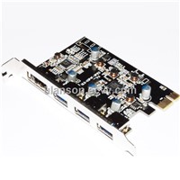 SuperSpeed USB 3.0 PCI Express (x1)(3x ext)+ Power eSATA( SATA3.0) (Chipset:FL1100+JMS567)