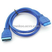 Super Speed USB 3.0 20pin Cable male to female
