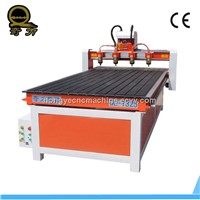 Super quality automatic 3d wood carving cnc router With 4 spindles QL-1325