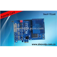 TE220E 2 Port FXO FXS Asterisk Card PCI-E for Zaptel