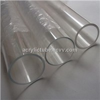 THZ Plastic Acrylic Plexiglass Clear Round Tube OD50x2x1000mm Can Cut Any Size