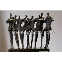 Team Work - Resin Sculpture