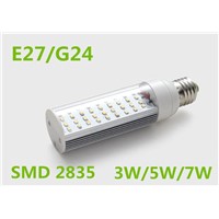 Ultra bright LED corn light  3W 5W 7W SMD5050  plug E27/G24